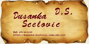 Dušanka Šćelović vizit kartica